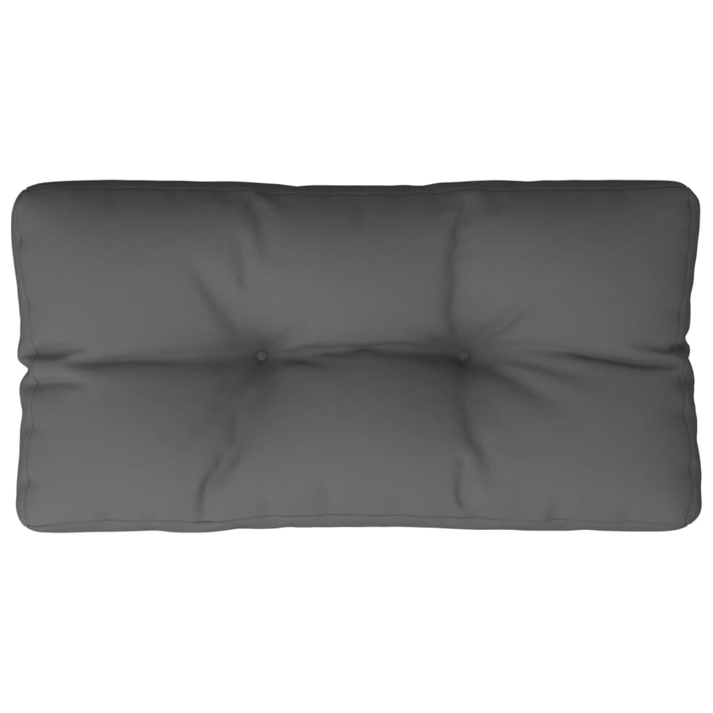 vidaXL Palettenkissen, Palettenpolster für Europaletten, Palettensofa Kissen Indoor Outdoor, Palettenauflage Rückenkissen, Anthrazit Stoff