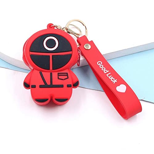 Image of AUGEN Cute Pop It Coin Purse Pouch Keychain For Gifting With Key Ring Anti-Rust (Pack Of 1)