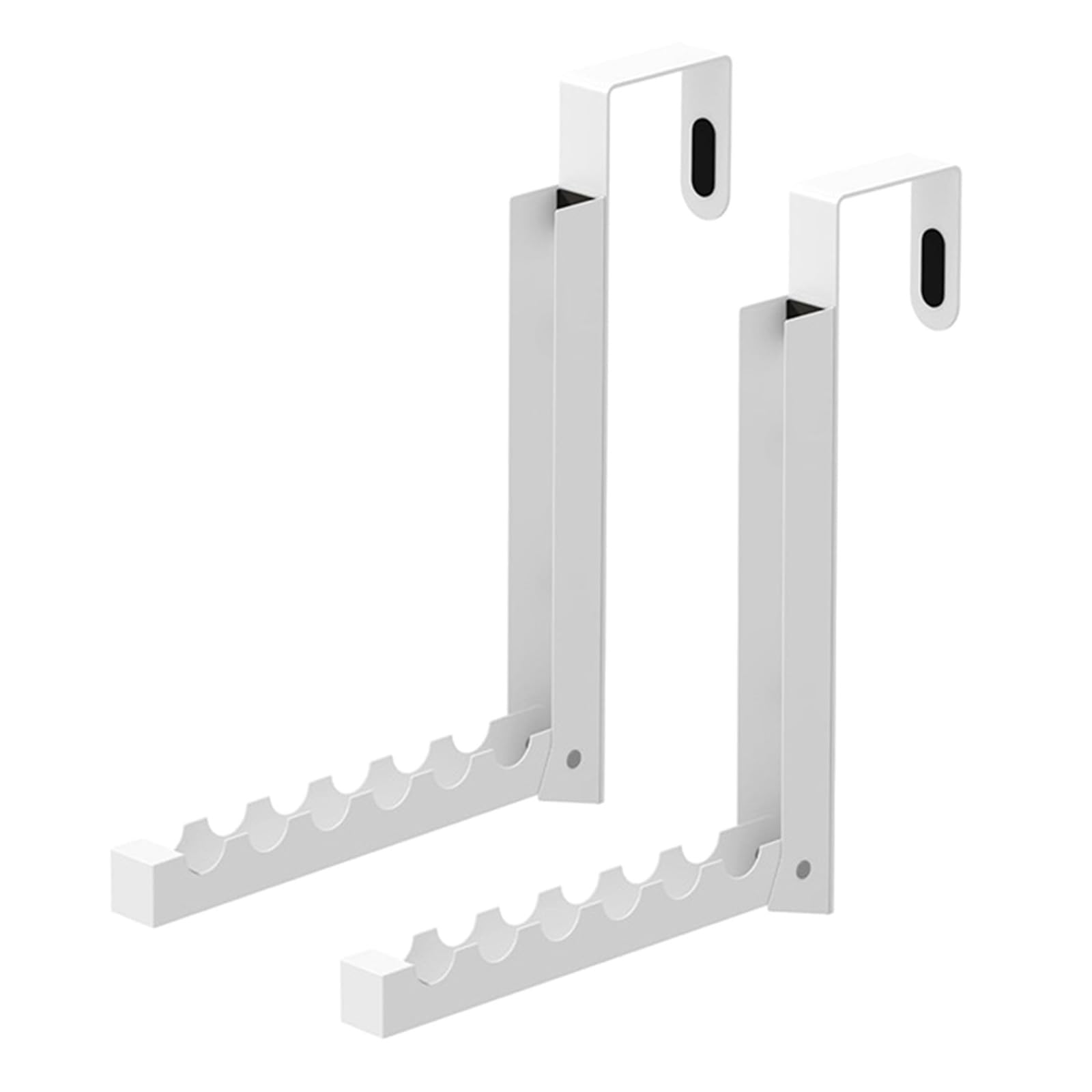 Limtula 2Pcs Folding Clothes Hanger for Bedrooms and Balconies Over the Door Clothing Rack Closure Garment Hook Clothes Rack