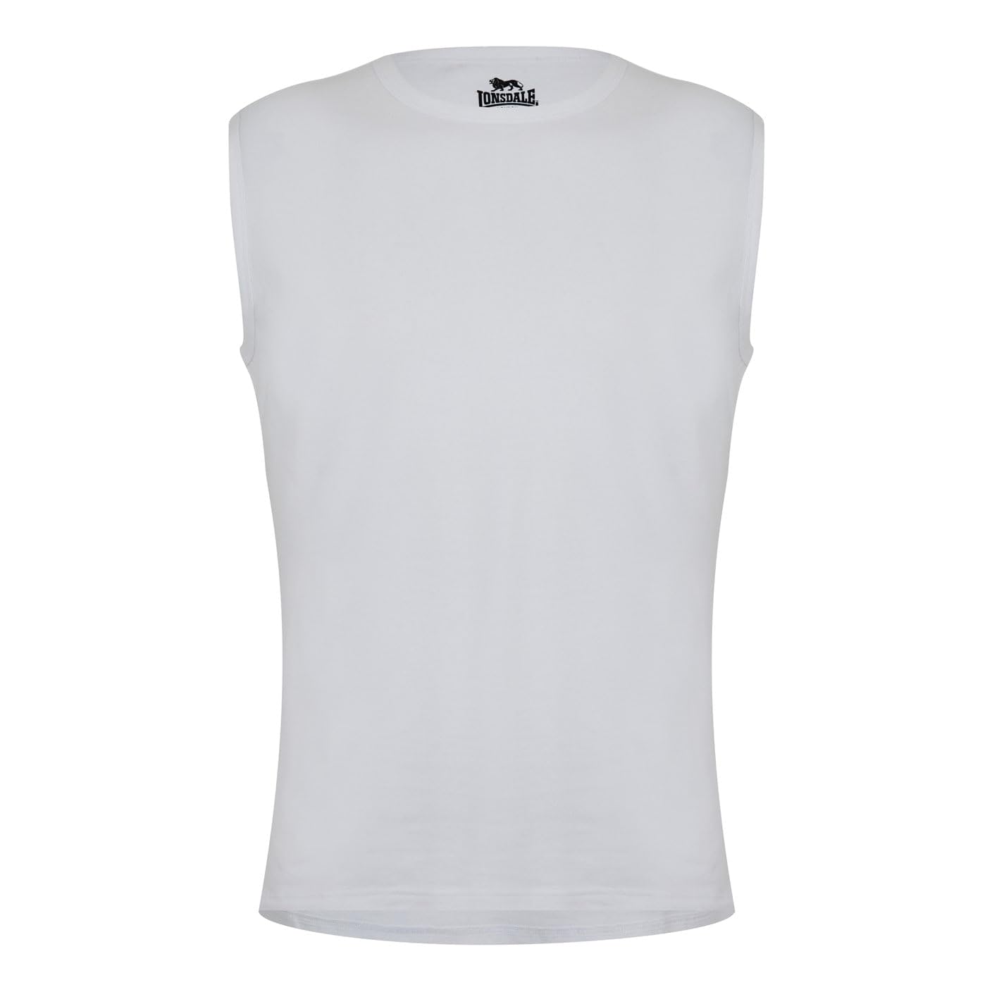 Lonsdale Mens Sleeveless T-Shirt White L