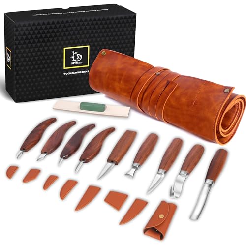 IMYMEE Wood Carving Tools Deluxe-Whittling Knife,Wood Carving Kit,Wood Whittling Kit