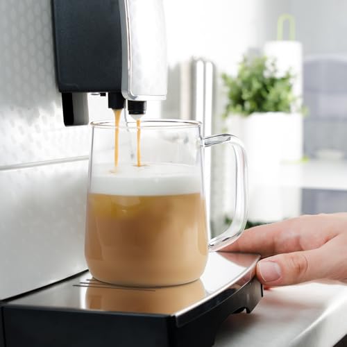 Juego de 2 tazas grandes de vidrio de 24 oz miniatura 3