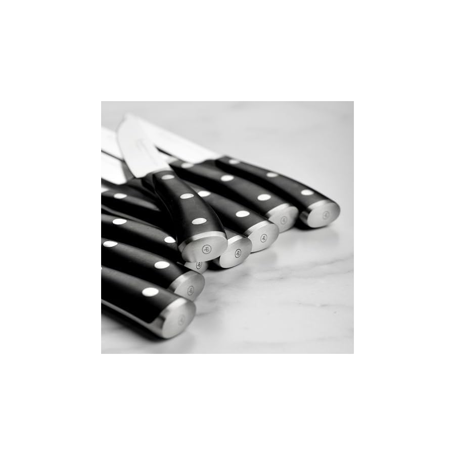Wusthof Classic Ikon 8-piece Steak Knife Set with Wood Case