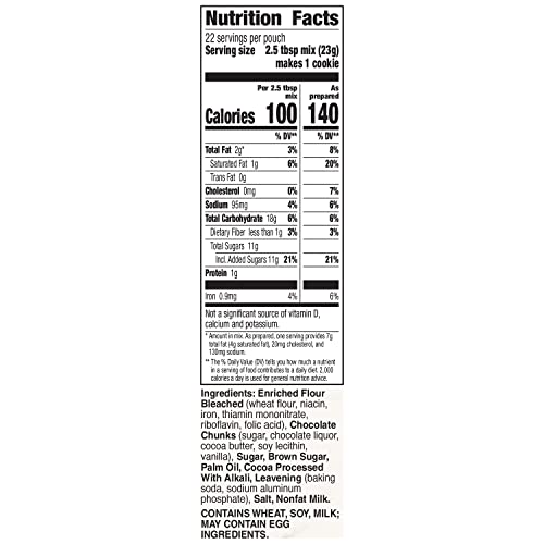Image of Betty Crocker Double Chocolate Chunk Cookie Mix, 17.5 oz. (Pack of 12)