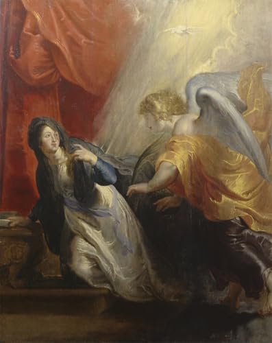 Annonciation de la mort des vierges Peter Paul Rubens tableau toile déco murale salon 60x90