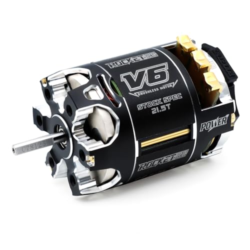 Surpass Hobby 540 V6 Sensored Brushless Motor, 21.5T Brushless Motor High-Torque & High-Efficiency...
