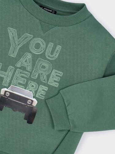 Mayoral Car Print Pullover for Boys Fir3