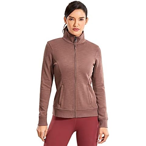 Chaqueta Deportiva CRZ YOGA Amarillo Ocre Mujer Cover