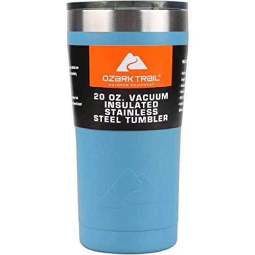 Ozark Trail 20-Ounce Double-Wall, Vacuum-Sealed Tumbler (1, Robin Egg Blue)
