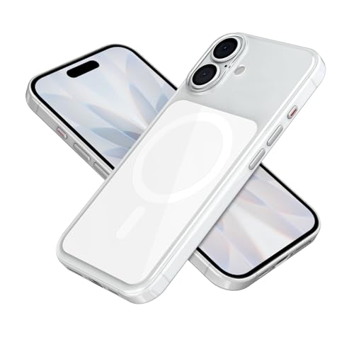 Image of GRIPP Native Case Compatible with Mag-Safe for iPhone 17 | 6ft Drop-Tested with D30 Technology, 360 Protection, Scratch-Resistant, Raised Camera Edges, Metallic Buttons Back Cover - White