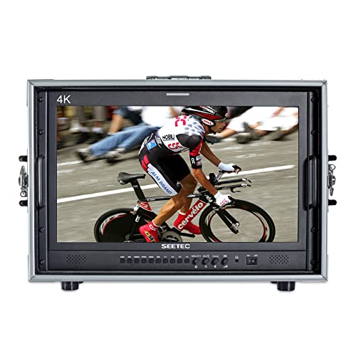 Image of P215-9HSD-CO 21.5 Inch 3G SDI 4K HDMI Broadcast Carry on Director Monitor with Full HD 1920x1080 3 Color Tally Light