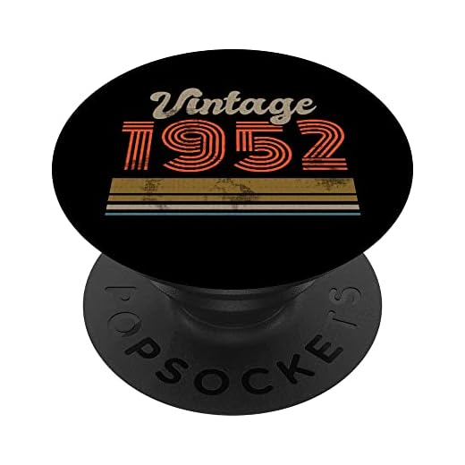 Cumpleaños Vintage 1952 Edición Limitada - 1952 PopSockets PopGrip Intercambiable