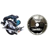 Makita calidad y diseño Makita DHS630Y1J - Sierra circular de mano inalámbrica (18 V, incluye 1 batería) + Makita B-32954 165mm 1pieza(s) hoja de sierra circular