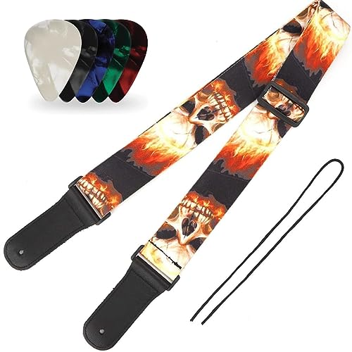 Image of DEVICE OF URBAN INFOTECH Guitar Strap Belt for Acoustic & Electric Guitar Adjustable Buckle Guitar Strap Modern Design Guitar Belt For Acoustic /Bass /Electric Guitars