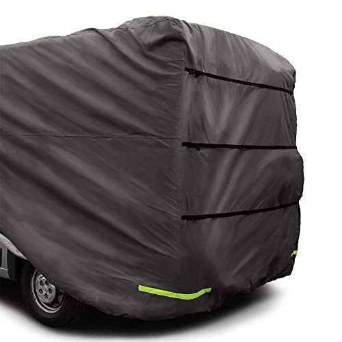 Maypole Campervan Cover Fits Fiat Ducato & Peugeot Boxer, 4-Ply Breathable Water Resistant Grey with Reflectors - Image 2