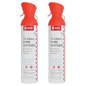 American Red Cross + Boost Oxygen | Extra Large 12L Canister (2 Pack)