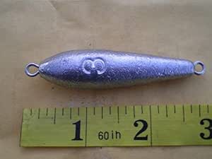 15 Trolling Sinkers With #7 Black Barrel Swivel - 1/2 Oz Each - Lead, Made In USA