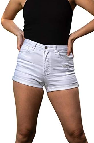 Waist Rolled Cuff Shorts 