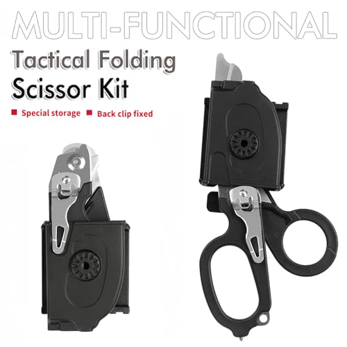 Ciseaux d'urgence pliables indispensables en camping et en rando