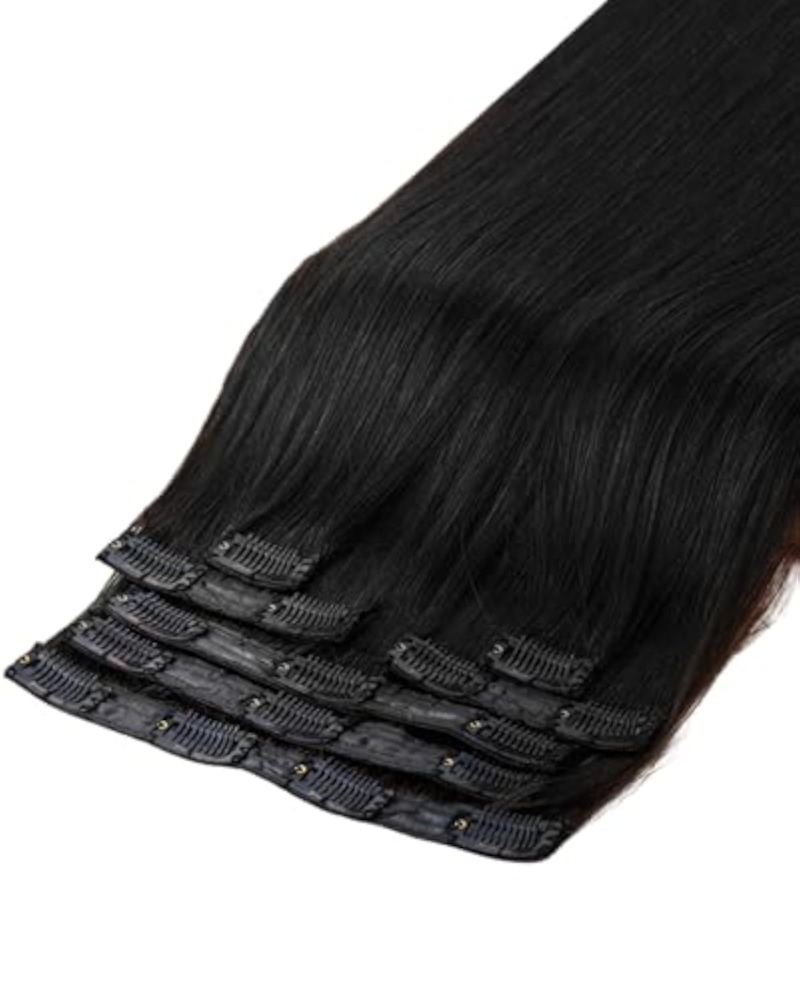 4 Piece Clip Set Indian Natural Human Side Patches Extensions