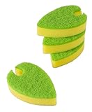 Evriholder Quick Dry Dishwashing Sponge, Versatile Slot to Clean Silverware, Easy to Hang on Any Faucet, Pack of 4 Sponges