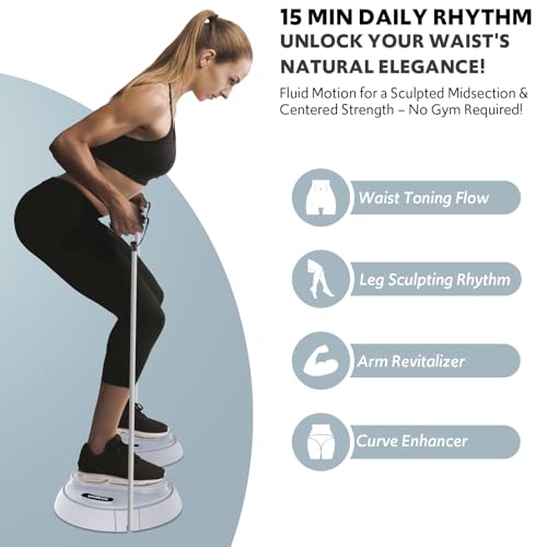 Tabla giratoria de cintura ajustable para mujer en casa 3