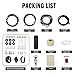 Truck 12V Air Conditioner 8000BTU Parking Split Mini AC Unit, 12 Volt DC Inverter Air Conditioner with with Brushless Motor, Quiet Fast Cooling 260 CFM For Semi-Truck Tractor Pickup Trailer Sleep Cab