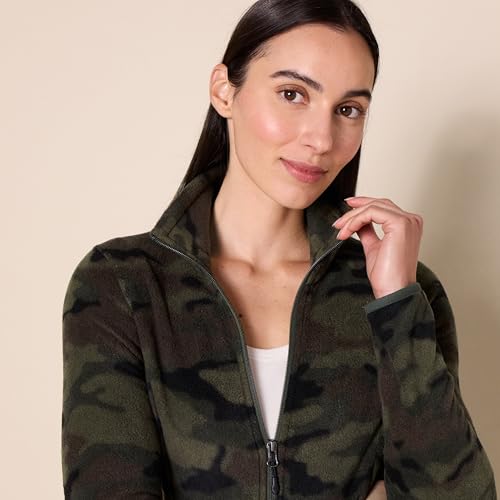 Image of Amazon Essentials Women's Classic-Fit Full-Zip Polar Soft Fleece Jacket, Outerwear Coat with Cuffs (Available in Plus Size)
