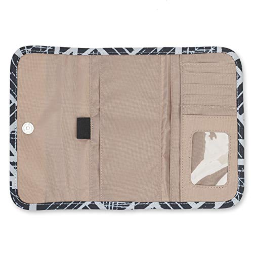 Kavu Mondo Spender Wallet Trifold Travel Clutch - Carbon Tribal #TOP2
