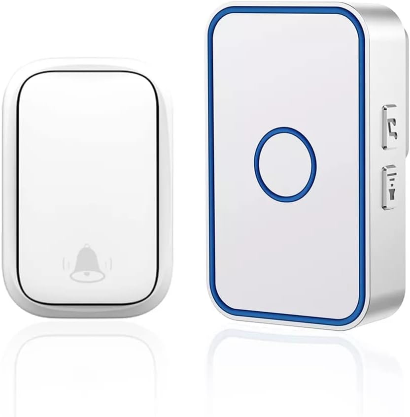 Powered Doorbell No Battery Need LED Doorbell 150M Remote Home 60 Ring Calling Bell