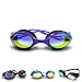 Swimtastic Swim Goggles (Purple) with Free Bonus Ear Plugs - Fog Resistant with UV Protection For All Day Comfort and Clarity ~ Fits Men, Women or K