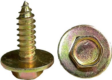 Swordfish 64963-25pcs M6.3-1.81 X 20mm Hex Head Tapping Screw for Honda, Nissan, Toyota