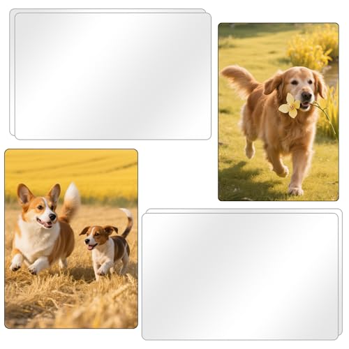 4 Pack 8x12 Inch Sublimation Metal Blanks 0.65mm Aluminum Photo Sign Blanks for DIY Heat Press Printing Wall Art Personalized Posters Home Decor White Finish (8×12,4PCS)