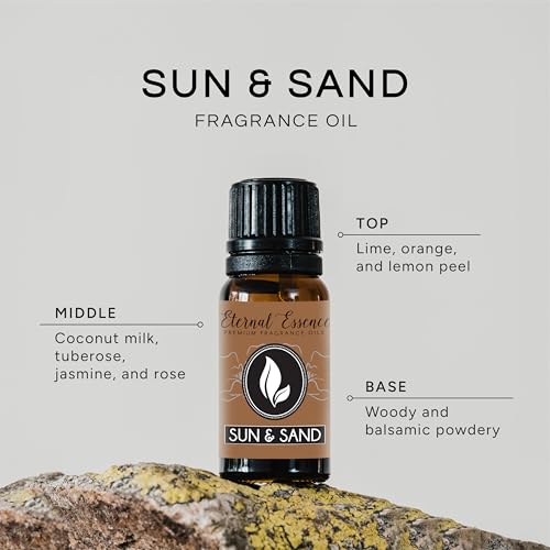 Image of Eternal Essence Oils Sun & Sand 30ml Premium Fragrance Oil - for Candle, Soap Making, Aromatherapy, Diffusers, Home Care, & Humidifiers
