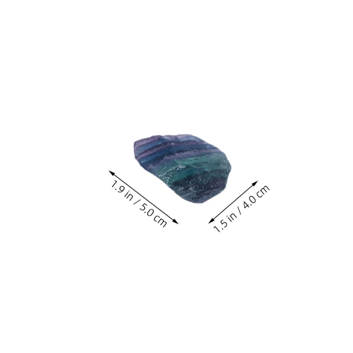 ULTECHNOVO Handgefertigter Aromatherapie Diffusor aus Natürlichem Fluoritstein Mehrfarbiges Dekorationsornament für Angenehmes Scented Stone Block