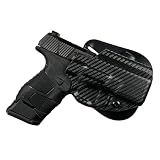 OWB Paddle Holster - Outside the Waistband fits Mossberg MC2 SC (Carbon Fiber, Right)