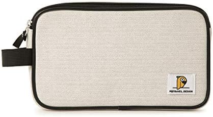 Tuscall Travel Toiletry Bag Overnight Wash Bag Unisex Cosmetic Bag Portable Dopp Kit Makeup Bag Organizer for Gym Vacation Camping (White)