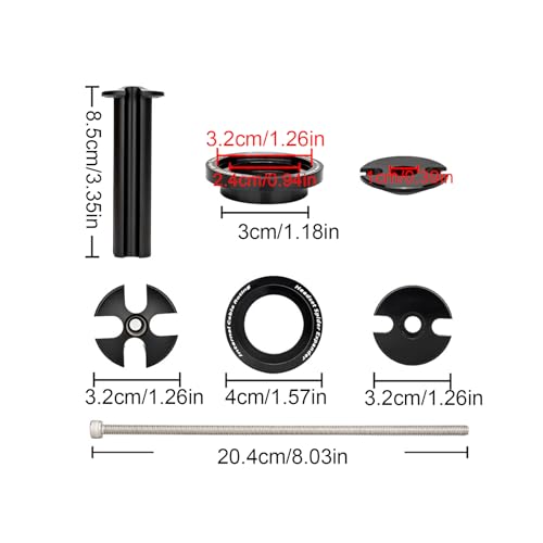 Kit de direction de vélo portable avec accessoires de montage pour VTT et scooter - 5