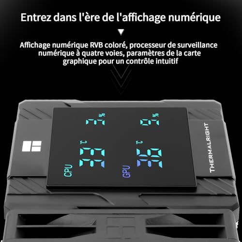 Ventilateur CPU Peerless Assassin 120 Digital pour jouer en silence sur PC gamer AMD et Intel