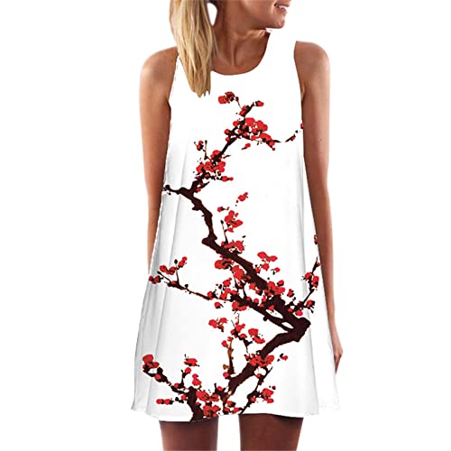Robe mode femme imprimée sans manches : tenue cocktail longue en mousseline fluide