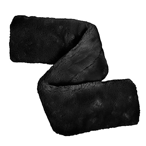 Elico Faux Sheepskin Girth Sleeve For Horses & Ponies (Black)
