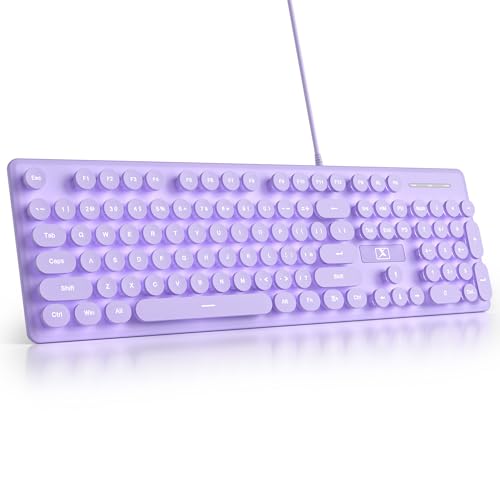 Clavier silencieux filaire surmen élimine les bruits de frappe bureau et PC portable