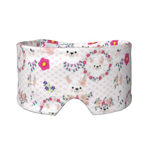 Orejeras opacas con estampado de alpaca y llama de dibujos animados, bloqueo de ruido, para adultos, niños, hombres y mujeres