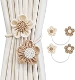 2 Pezzi Fiori Fermatenda per Tendes, Fermatende e Raccogli Tenda, Ferma Tende Fiori Embras...