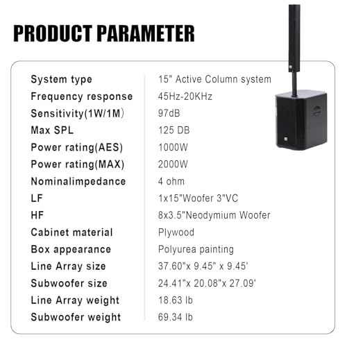 Portable Wireless PA Speaker System