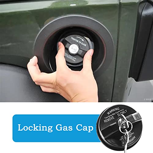 image for SEEBOO Locking Gas Cap, Lock Fuel Cap For Dodge Ram 1500 2500 3500 Jou