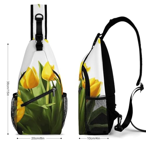 Bolso Cruzado Casual Para Deporte y Viaje, Color Floral miniatura 2