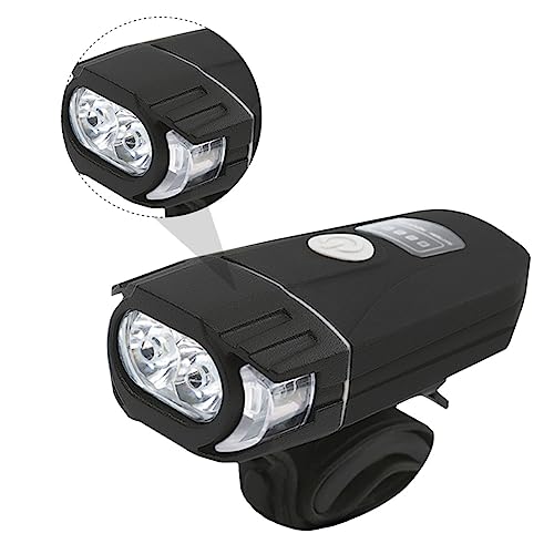 Balacoo Bike Flashlight Aluminum Alloy Waterproof Rechargeable Bike Headlight for Night Cycling