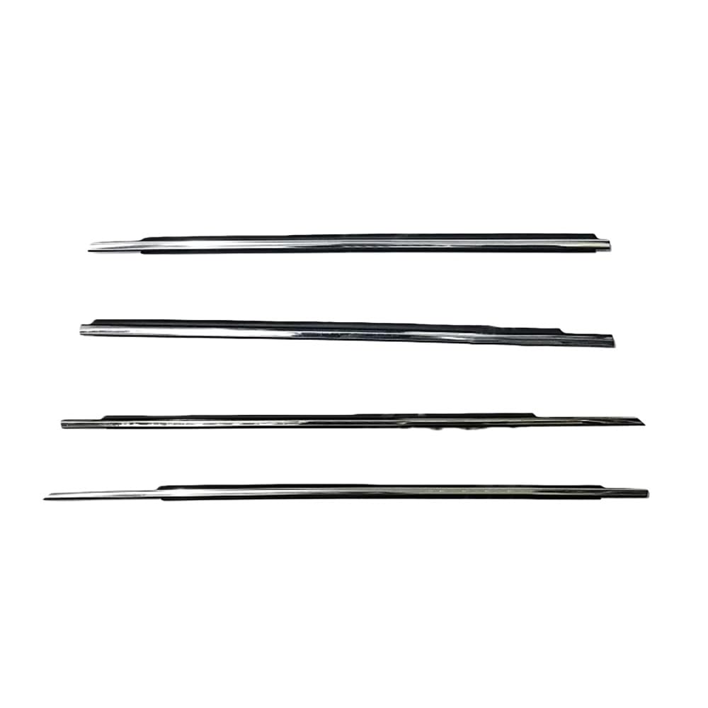 Mzxygkli Chrome Silver Car Window Weather Strip Car Exterior Window Seal Belt Molding Trim Layer Sealing Strip For Corolla 2009 2010 2011 2012(Chrome Silver)