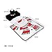 Imperial Home 4 Pcs Christmas Santa Bathroom Toilet Seat Cover and Rug Set - White Snowman